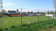  Blick auf das Invaders Field (Football-Spielfeld) 